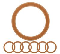 HANABASS Lot de 10 Joints D’étanchéité en Silicone Couleur Thé pour Bouchons de Bouteilles Isothermes, Accessoires Universels Anti-fuite Compatibles Tasses Bébé, Pièces de Rechange Solide