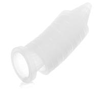 HANABASS Lot de 10 Mangeoires Coniques pour Poissons Ventouse, Distributeur Vase en Plastique Transparent, Entonnoir Nourrisseur pour Aquarium, Alimentation Précise pour Poissons Aquatiques