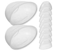 HANABASS Lot de 10 Tasses de Lavage Oculaire en Plastique Souple, Matériau Doux sans Irritation, pour Soins des Yeux et Rinçage Portable Lors du Bain