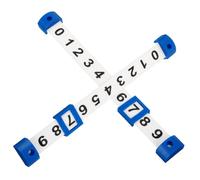 HANABASS Lot De 2 Compteurs De Score De Baby-Foot Marqueurs en Plastique Solide Facile à Installer Dispositif De Marquage De Score Fournitures De Jeu De Baby-Foot pour Soirées Entre Jeux De Société