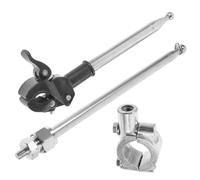 HANABASS Lot De 2 Mâts De Drapeau pour Vélo Et Moto Extensibles 1,2 Mètre Support Guidon, Fixation Facile sans Outil, Léger Et Résistant pour Visibilité Extérieure Sécurité Route