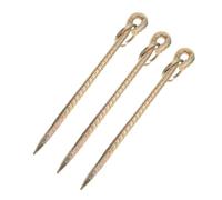 HANABASS Lot De 3 Piquets d'attache pour Chien : Piquets d'ancrage en Spirale pour Laisse De Bétail, Mouton, Cheval, Câble Extérieur, Chaîne, Camping, Cour, Ombrage