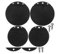 HANABASS Lot de 4 Clapets de Vidange de Bateau Universels en Caoutchouc Résistant UV Joints Anti-Fuite Compatibles Kayaks et Bateaux de Pêche 157 187 Kit de Réparation Étanche pour