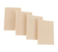 HANABASS Lot de 4 Raclettes en Feutre de Laine 10 Cm pour Pose de Film Vinyle et Film Teinté, Outil D’application Bord Feutré Polyvalent pour Autocollants et Covering Voiture, Compatible