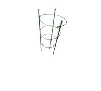 HANABASS Lot de 4 Treillis de Jardin en Fer 45 Cm pour Plantes Grimpantes Support de Cage à Légumes Extérieur Jardinage Robuste et Facile à Insérer la Terre