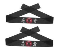 HANABASS Lot De 5 Bandeaux De Karaté De Style Pour Chef Yoga Entraînement Réutilisables Respirants Larges Pour Femmes 2 Pièces X 5