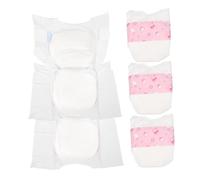 HANABASS Lot De 5 Couches pour Bébé Vêtements pour Poupées Couches Lavables sous-Vêtements pour Poupées Dessin Animé Poupées Reborn Garçon Ma Vie Poupée Kinder Paper