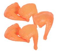 HANABASS Lot de 5 Modèles de Jambes de Canard Réalistes en PVC, Accessoires Photo de Faux Aliments pour Garçon et Filles, Taille Moyenne, Décor Cuisine, Jouets de Simulation Alimentaire