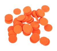 HANABASS Lot de 50 Coussinets D'aromathérapie Orange pour Diffuseur de Voiture Coussinets Absorbants en Fibre Recharge pour Diffuseur Huile Essentielle Voiture Tampons Parfum et Solide