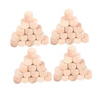 HANABASS Lot de 50 Dés en Bois Brut Faits À La Main pour Loisirs Créatifs Cubes en Bois Jeux De Société Fournitures De Fête À 6 Faces pour Loisirs Créatifs
