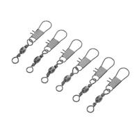 HANABASS Lot de 6 Crochets Métalliques pour Moulinet de Cerf-Volant Accessoires de Remplacement pour Roulement d'Axe Installation Facile Résistance et Portabilité Sorties de Cerf-Volant