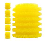 HANABASS Lot de 6 Éponges Filtrantes pour Aquarium Mousse de Rechange à Pores Fins Préfiltre Intégré Matériau Filtrant pour Bassin Accessoires Filtration Aquarium Intérieur