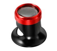 HANABASS Loupe Frontale Éclairage LED en Aluminium et Verre 20x sans Utilisation des Mains Outil de Réparation de Montres pour Horlogers et Bijoutiers