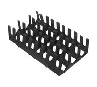 HANABASS Mailbox waterproof liner insert, Rectangular Mailbox Tray, silicone liner, noir, anti-slip, weatherproof, elevated design, support antirust, for mail and letters in rural mailbox,