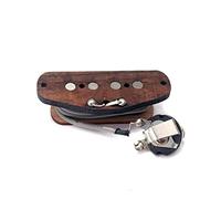 HANABASS Micro pour Guitare Cigar Box Cordes Bois Érable Capteur de Rosace Durable et Remplacement pour Accessoires de Guitare