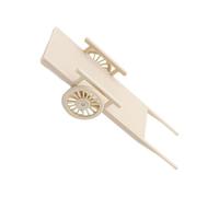 HANABASS Miniature Dollhouse Farm Tool Model Handpolished Mini Board Cart Toy for Tiny Dollhouse and Garden Decor Compact Realistic Farm Vehicle Accessories