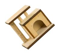 HANABASS Miniature Maison Décorative pour Animaux Griffoir à Chat Réaliste Accessoire de Décoration pour Micro et Bureau