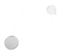 HANABASS Miroir Flottant pour Aquarium Betta, Acrylique, Décoration | Boule Flottante Corde, Surface Lisse Double Face, Accessoire Compact pour Betta et Cichlidés