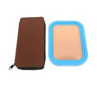 HANABASS Modèle de Peau en Silicone pour Entraînement Acupuncture 1 Kit Coussin Solide Réutilisable Simulation Réaliste Formation Médicale Pratique Débutant Bien-être Détente