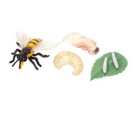 HANABASS Modèle Miniature Abeille Cycle de Vie Éducatif Figurine Simulation Croissance Réaliste Pédagogique Insecte pour Apprentissage Précoce
