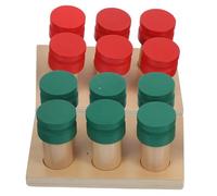 HANABASS Montessori Boîte Sensorielle Bois pour Garçon Fille Éducatif Jeu Observation des Odeurs pour Tout-Petits Cadeau Éveil Ans