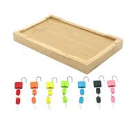 HANABASS Montessori Sensoriel Éducatif avec Cadenas et Plateau Jeu Association pour Tout-Petits Matériel Éveil pour Garçon et Fille Autiste