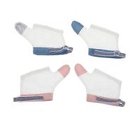 HANABASS Moufles de Protection Anti-Rongement pour Bébé 2 Succion Pouce Tissu en Nylon pour Prévenir Infections pour Garçon et Doux et Confortables