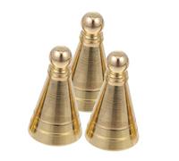 HANABASS Moule à Parfum Conique en Laiton Or 3pcs pour DIY Outils de Modelage de Parfum Tour Petit Solide pour Création Artisanale la Maison