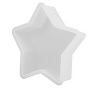 HANABASS Moule en Silicone Réutilisable Résistant à L'usure D'étoile à Cinq Branches pour pour Décoration Maison et Fabrication de Bougies