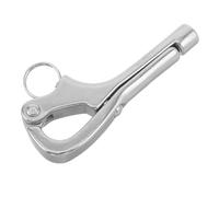 HANABASS Mousqueton à Dégagement Rapide en Acier Inoxydable 8 MM Crochet Pélican Autobloquant Résistant Attache Rapide Sécurisée pour Cordage Bateau Manille Marine pour Navigation