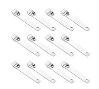 HANABASS Ouvre-bouteille Manuel en Acier Inoxydable Argenté, Lot de 12 Pièces, Ouvre Capsules de Bière et Bouchons, pour Fêtes de Vacances et Noël