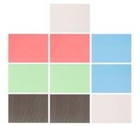 HANABASS Panneaux de Mousse Colorés pour Écoles 10pcs Faciles à Couper et Coller, Planches de Mousse Vierges pour Artisanaux et Présentations et Jardins D'garçon et Filles