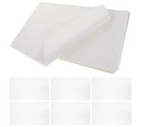 HANABASS Papier Alimentaire Blanc pour Emballage et Cuisson, 500 Feuilles en Pâte de Bois, pour Boulangeries et Cuisines Familiales, Protection Anti-graisse et Anti-huile