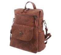 HANABASS Paquet à Dos Femme Multifonction Imperméable 15l Paquet à Main Bandoulière Convertible Coloris Caramel Ergonomique pour Travail Voyage et Sorties Quotidiennes