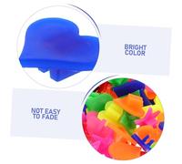 HANABASS Paquets de 6 Plastic Bike Wheel Beads Glow in The -Shaped Bicycle Spokes Decorations for Bikes Steel Spoke Accessories