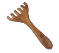 HANABASS Peigne de Massage Bois Portable à Large Dents pour Cheveux et Outil Naturel de Soin Du Chevelu et Massage Plantaire Accessoire Pratique pour Relaxation et Circulation