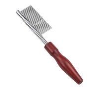 HANABASS Peigne Ergonomique Portable Pour Toilettage Animaux Domestiques Démêlant Confortable Pour Chiens Et Chats Élimine Poils Perdus Nœuds Et Poussières Nettoyage Facile