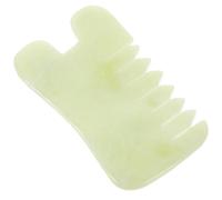 HANABASS Peigne Massage Jade Naturel Outil Gua Sha Facial Beauty Tool pour Visage Cou Corps Relaxation Spa