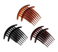 HANABASS Peignes à Cheveux Latéraux Français Fixation de Frange 7 Dents 6 Pièces en Plastique Léger pour Femmes et Coiffure de Vacances