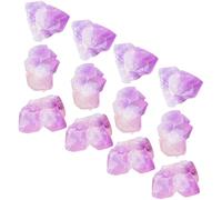 HANABASS Pierres Naturelles en Cristal Éclats Concassés Décor Unique et Élégant 100g, Couleur Pourpre pour Décoration Aquarium et Jardins Aquatiques pour Affichage en Pot