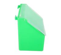 HANABASS Pigeon Hanging Feeder avec Couverture Bol De Nid à Deux Compartiments pour Pigeons Distributeur Alimentaire Suspendu pour Confort des Oiseaux Économie Espace Le Loft