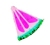 HANABASS Piñata Forme de Pastèque pour Fêtes Anniversaire Décoration Festive Remplie de Bonbons à Frapper pour Célébrations Petite Décoration Colorée