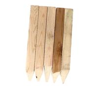 HANABASS Piquets en Bois pour Jardin 5 Pièces Piquet de Jardin à Pointe Solide Extérieur pour Levés Topographiques et Pose de Clôture