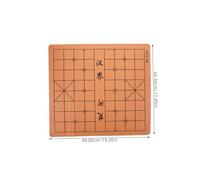HANABASS Plateau de Jeu Pliant Multifonction Suédé Échiquier Chinois et Go Portable Accessoire de Jeu Pratique pour Adultes et Étudiants