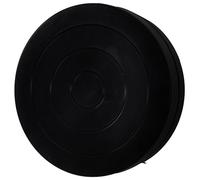 HANABASS Plateau Tournant en Plastique Noir de 11 Cm pour Sculpture Argile, Rotatif Double Face, pour Cours D'art Céramique et Poterie