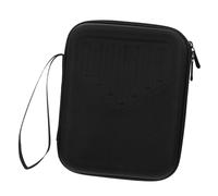HANABASS Pochette Noire en Eva pour Kalimba Fermeture Éclair, Couche Intérieure en Maille et Sangle Élastique, Protège et Range Votre Piano à Pouces Facilement