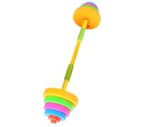 HANABASS Poids Équipement Primaire Rack Outil Faire Semblant Jouet Fournitures D'Exercice De Planche Pour -Petits Haltères En Bas Âge Jouet De Maternelle