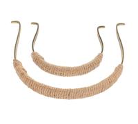 HANABASS Poignée Ferme de Inoxydable et Acier Théière Vintage de Thé Corde en Pottery de Jute, Forme en U, Prise Confortable en Céramique pour Pots Théières en Poterie, pour Salon