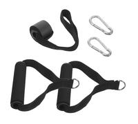 HANABASS Poignées Ergonomiques pour Bandes de Résistance Ensemble Portable de Poignées avec Mousses Confortables Accessoires Fitness et Durables pour Exercices de Traction et Musculation