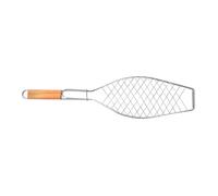 HANABASS Poisson pour Barbecue Panier Métal Forme de Poisson avec Pince pour Cuisiner Steaks Viandes et Légumes Usage Extérieur